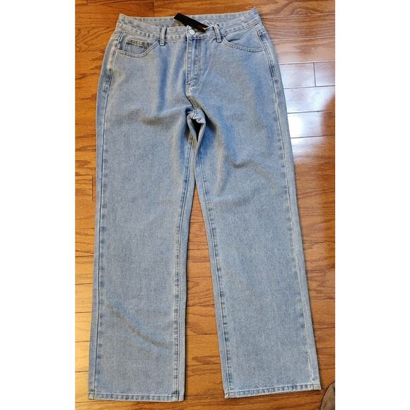 Nv Felix Jeans Light Blue Denim Women Size XL NWT High Rise W32 L31 - Picture 12 of 12